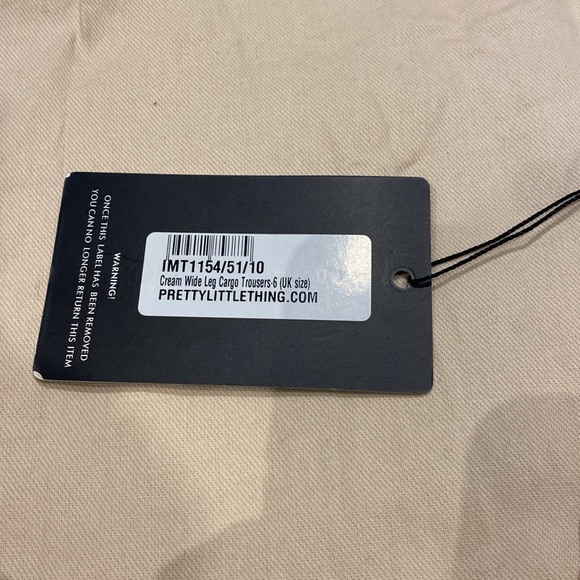 PRETTY LITTLE THING- khaki pants NWT - Picture 5 of 7